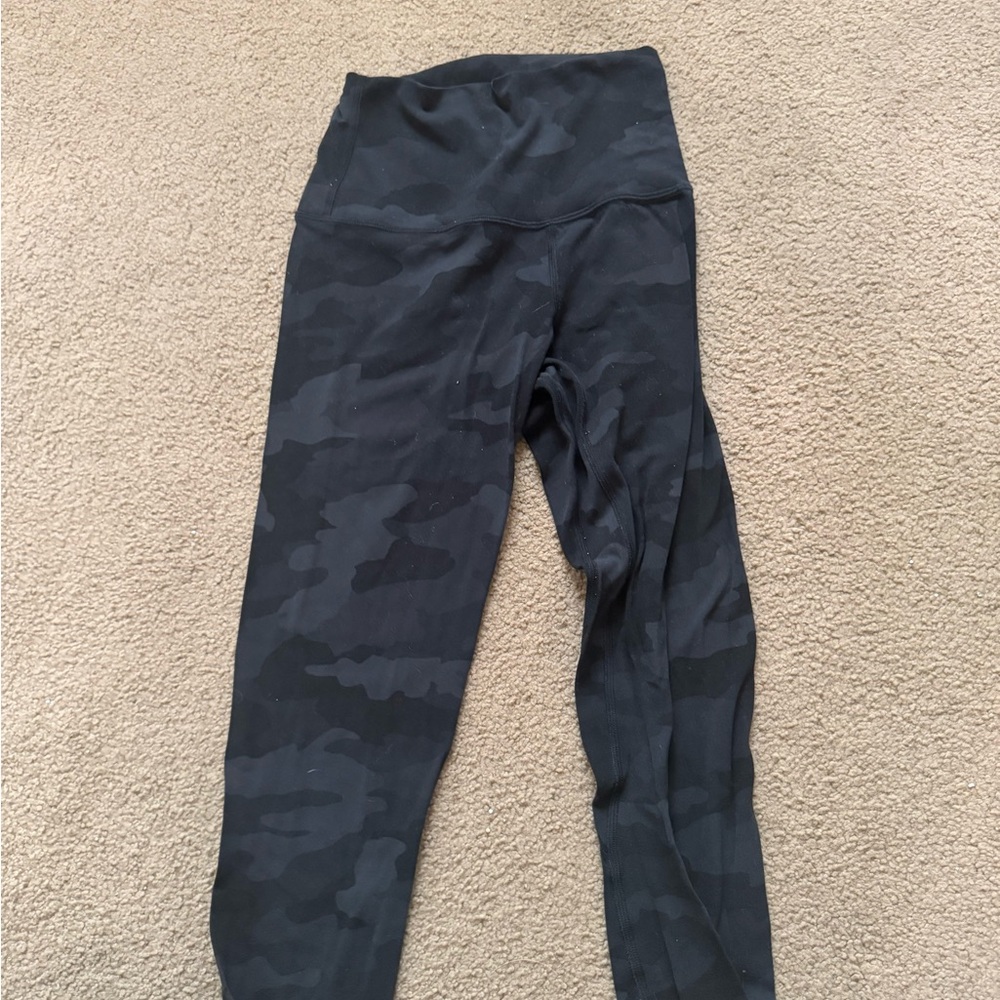 lululemon athletica Black Camouflage Leggings